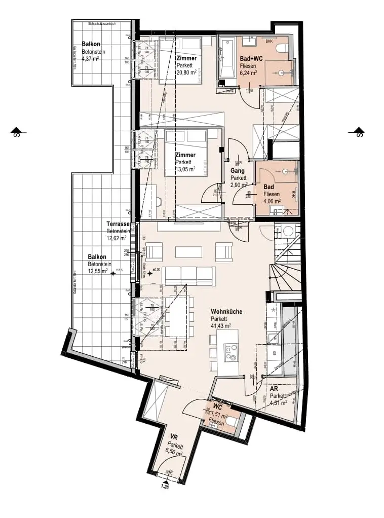 "Wohnoase Siebenbrunnengasse 44" - Nachhaltig gedacht, besonders gemacht.