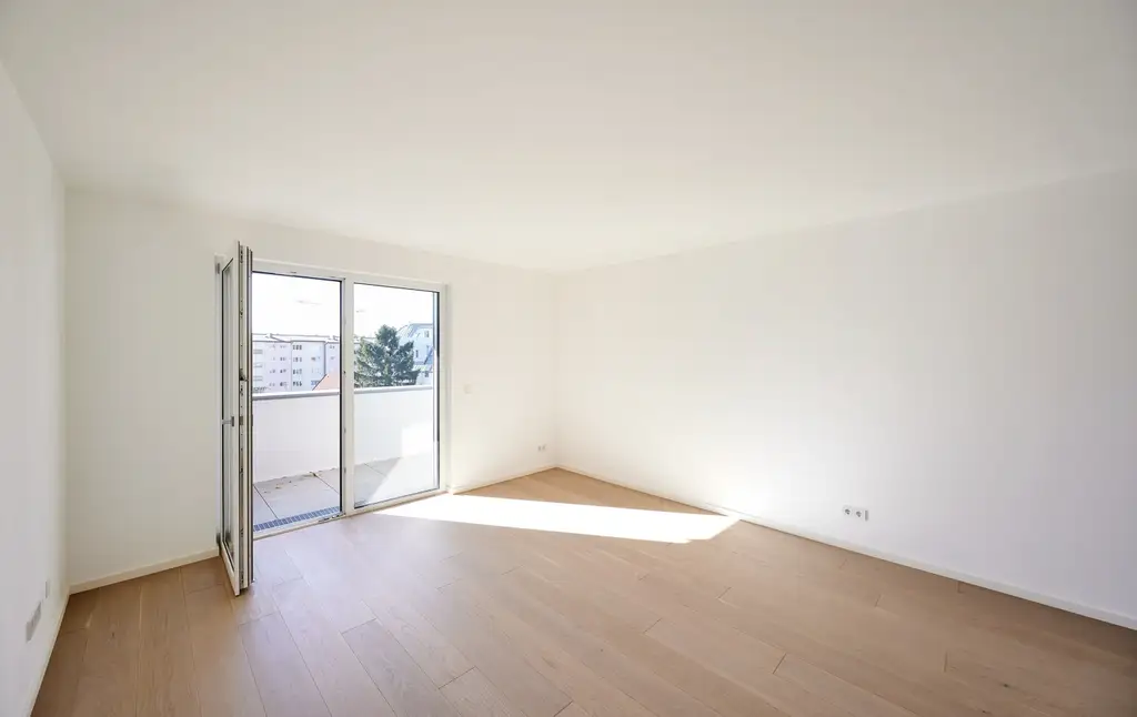 Naturnah wohnen, stadtnah leben – Ihre 3-Zimmer-Loggiawohnung 
mit Wohlfühlfaktor! ERSTBEZUG!