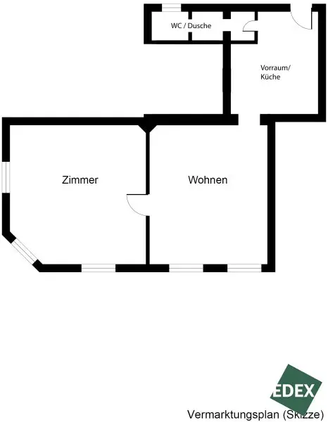 Ideal für Paare & Kreative – Altbauwohnung mit flexiblem Grundriss