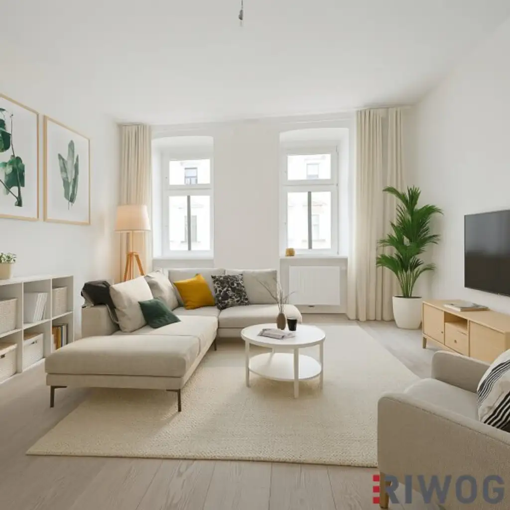 U-Bahn- und Marktnähe | 2-Zimmer-Altbauwohnung mit hofseitigem Schlafzimmer & Einbauküche | sofort bezugsbereit