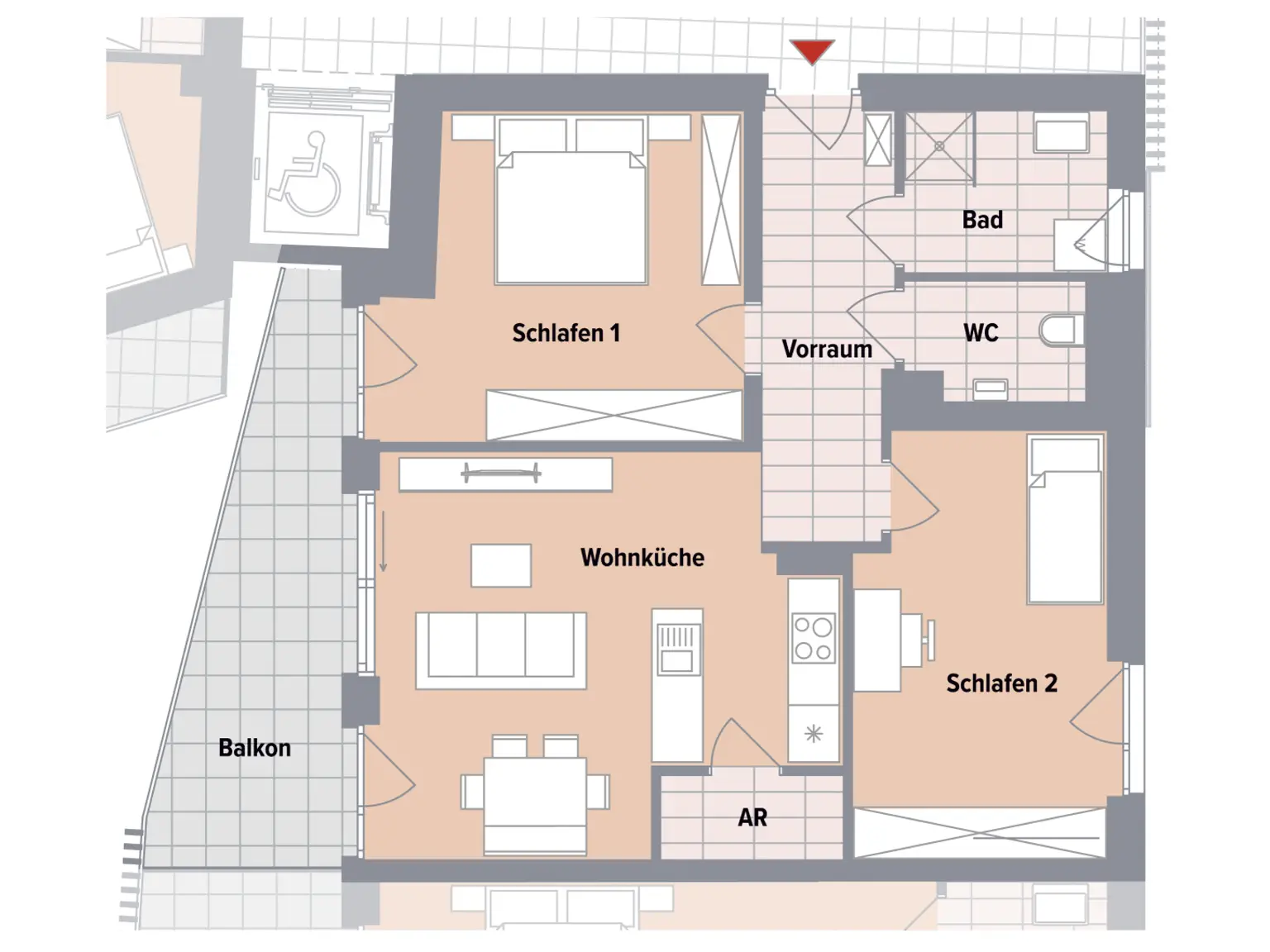 BAUBEGINN ERFOLGT! Neubau-3-Zimmerwohnung mit West-Balkon in Ruhelage in Gösting! VERKAUFSSTART!