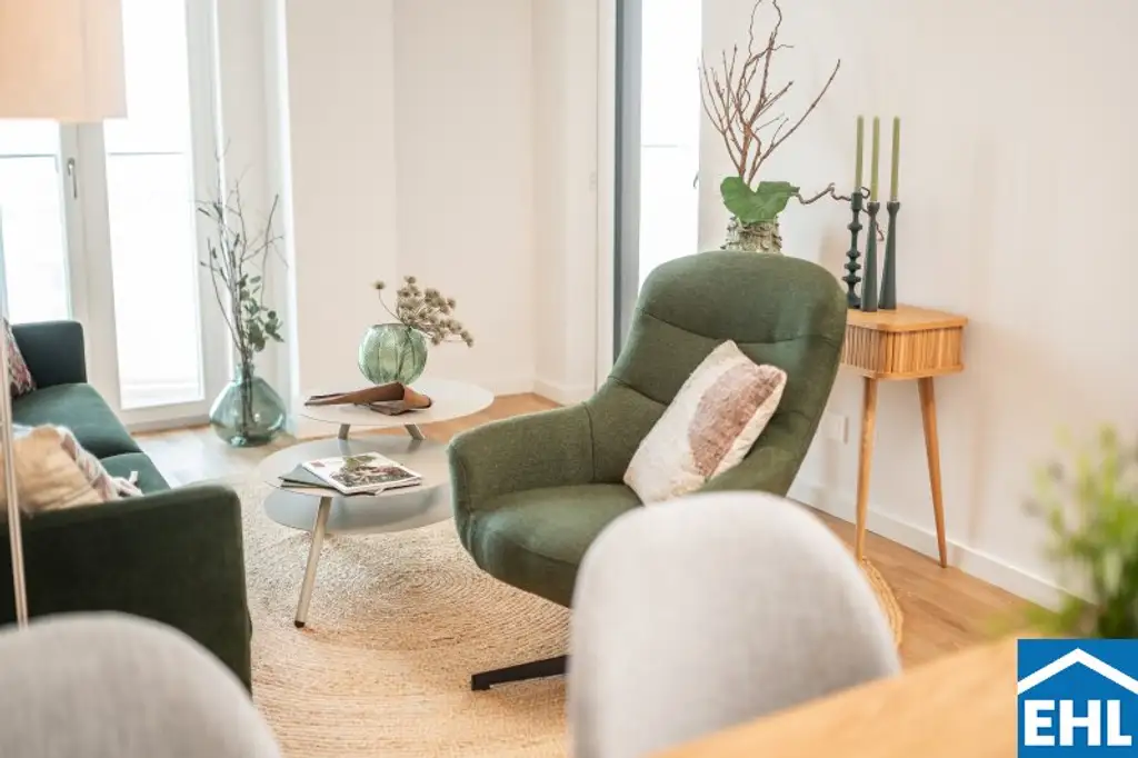 Wohnen mit Skyline-Flair – Rooftop Pool & Fitness bei der U1