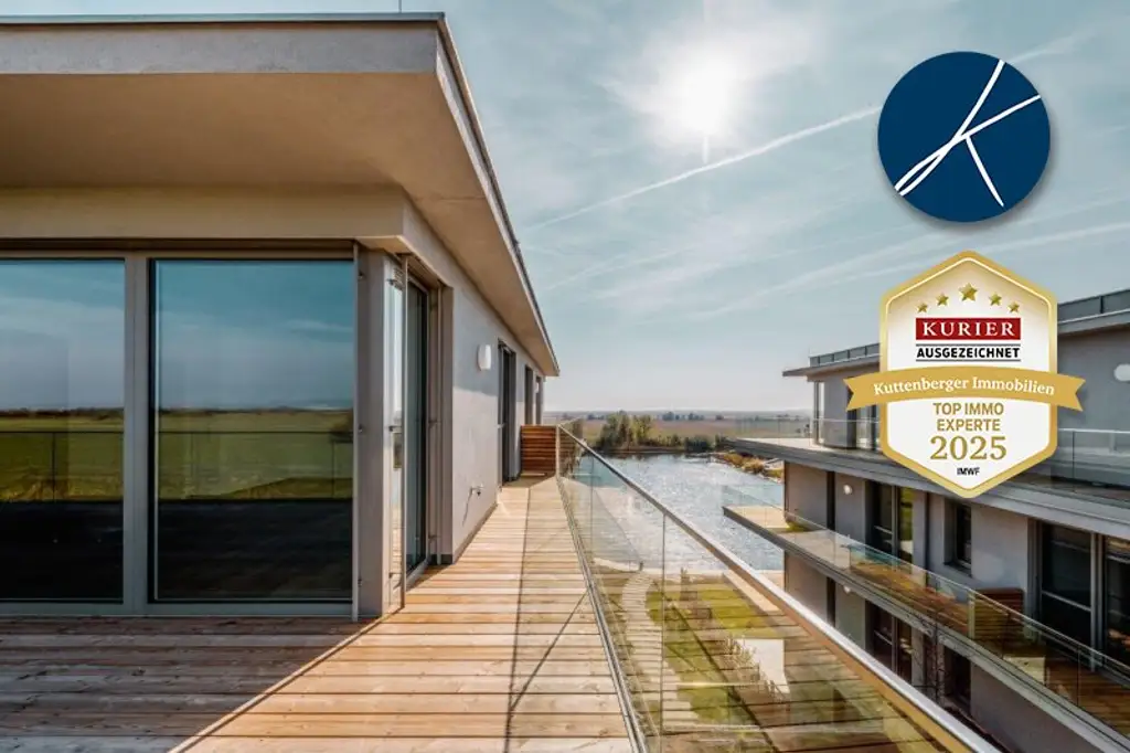 Luxuriöse 2 Zimmer Dachgeschoßwohnung als Erstbezug im Seepark Oggau! PROVISIONSFREI für den Käufer!