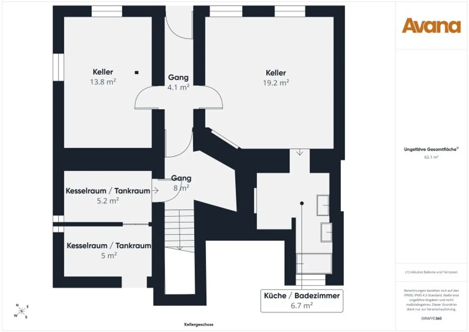 Grundriss Kellergeschoss