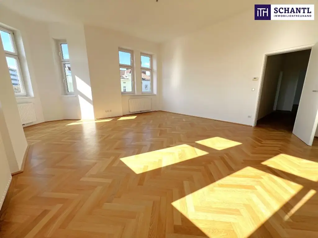Die Wohnung, die Sie schon im Kopf hatten – jetzt gibt es sie wirklich. 3 Zimmer voller Licht, Stil & Wiener Charme.