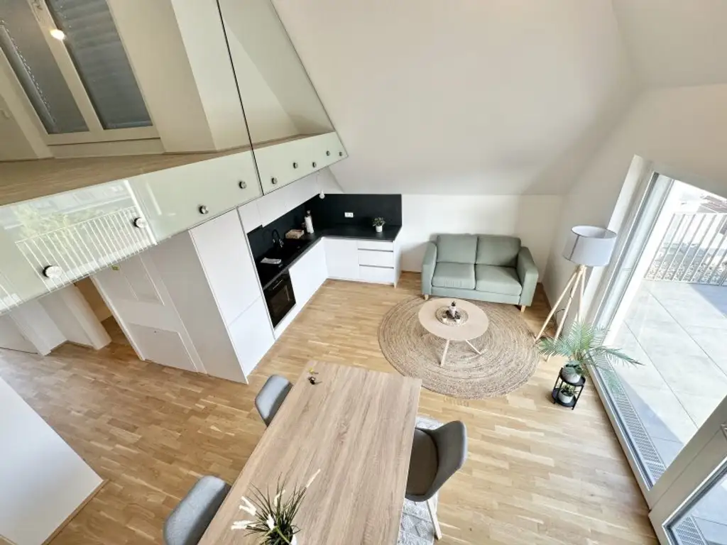 Hier müssen Sie schnell sein - AB SOFORT BEZIEHBAR!! Tolle 3 Zimmerdachgeschosswohnung + zwei Terrassen! Absolute Toplage! U1 Kagranerplatz!!