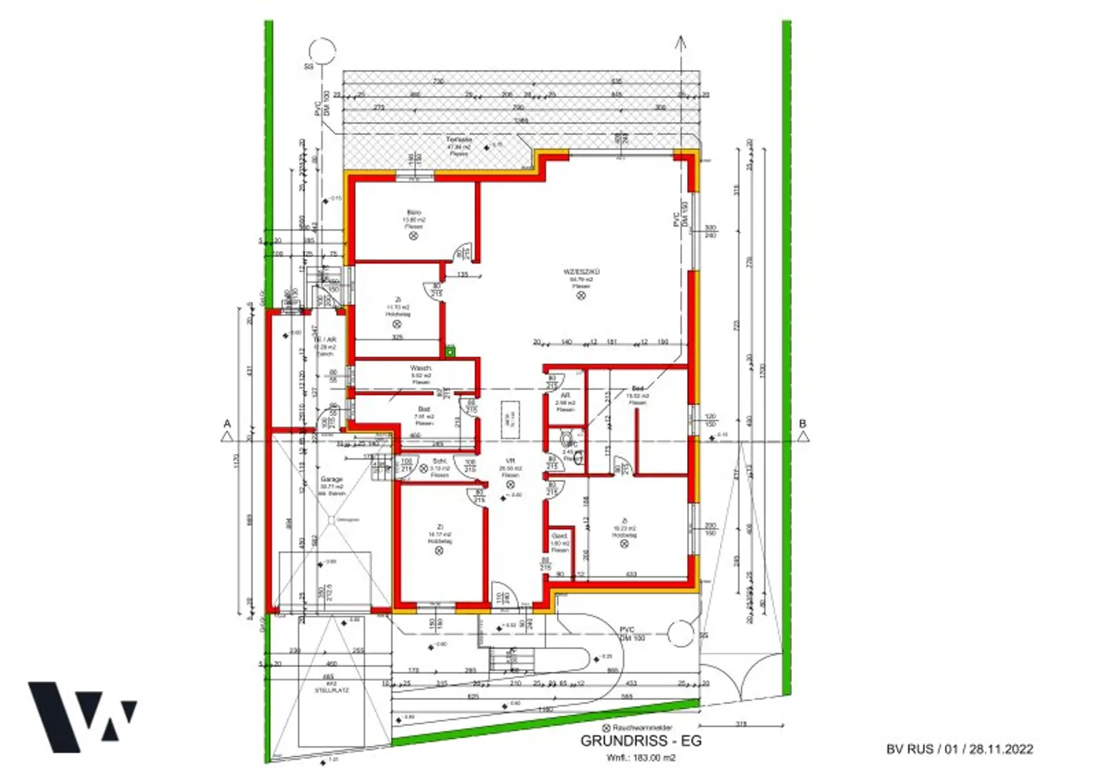Grundrissplan