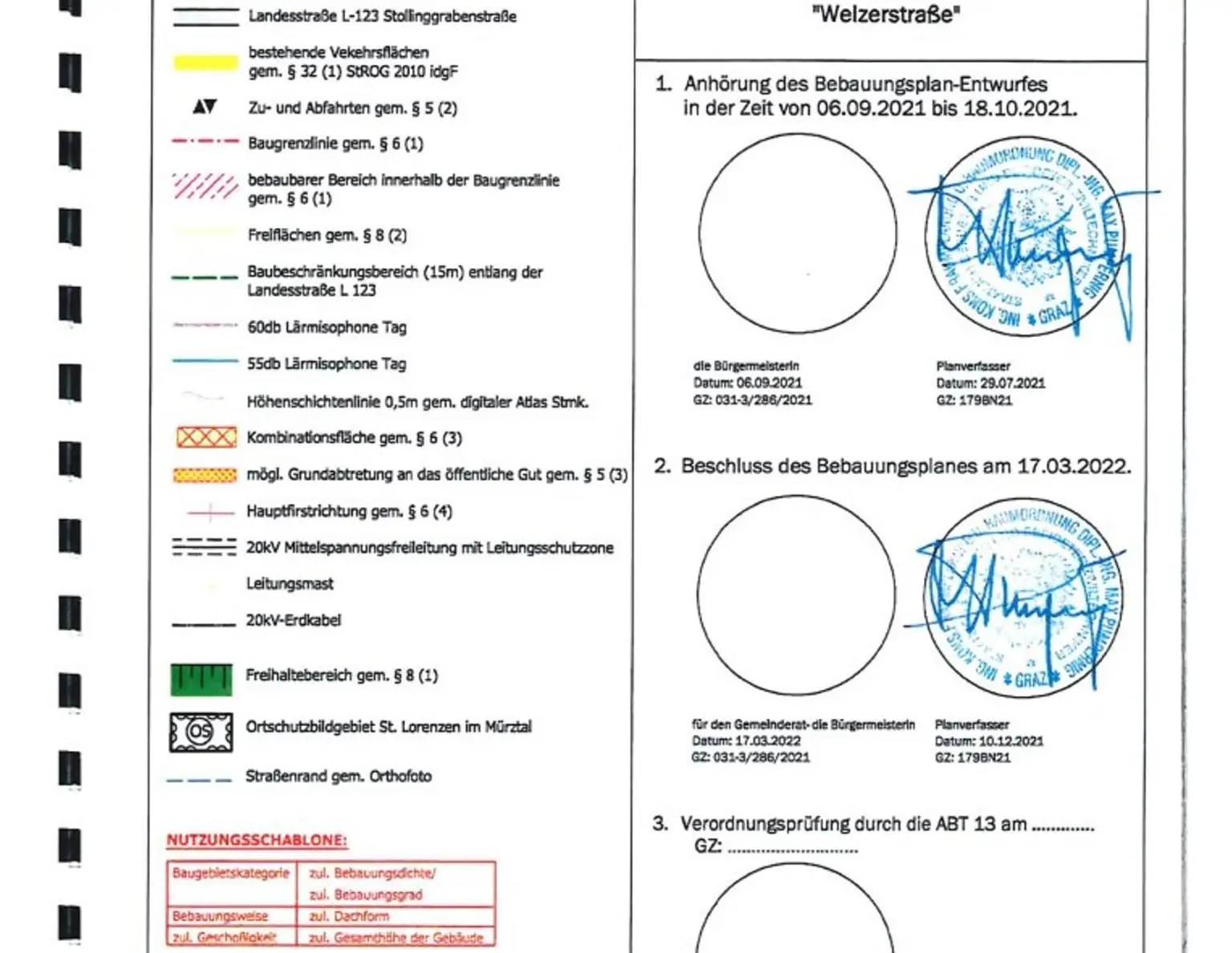 Aufgeschlossenes, 1.069m² Baugrundstück in zentraler Lage