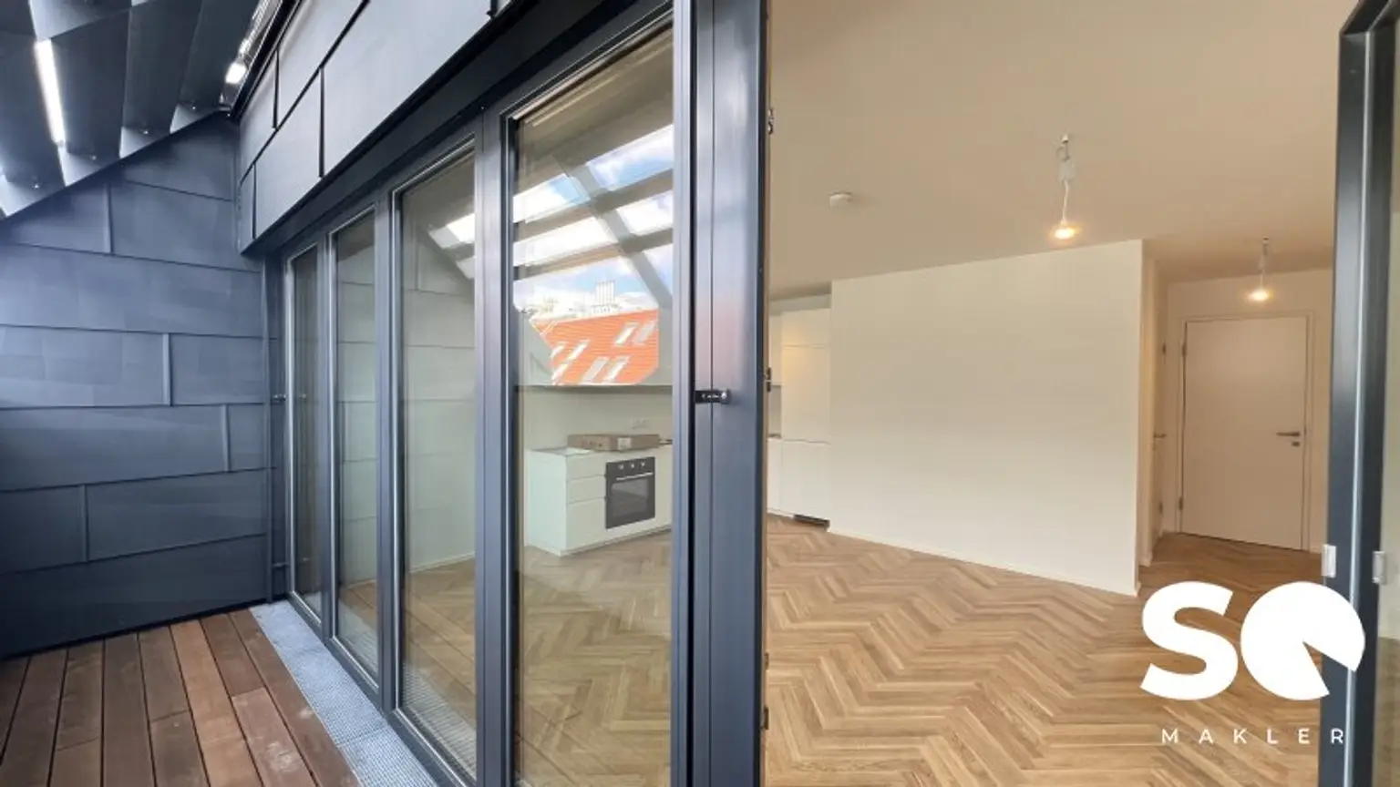 # SQ - EXKLUSIVE DACHGESCHOSSWOHNUNG IN 1030 WIEN - SEIDLGASSE - 2 ZIMMER und TERRASSE - TOP 12