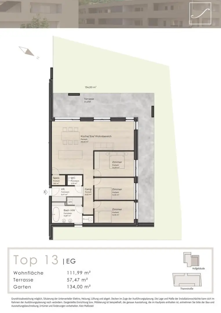 GR Hofgebäude Top 13, EG