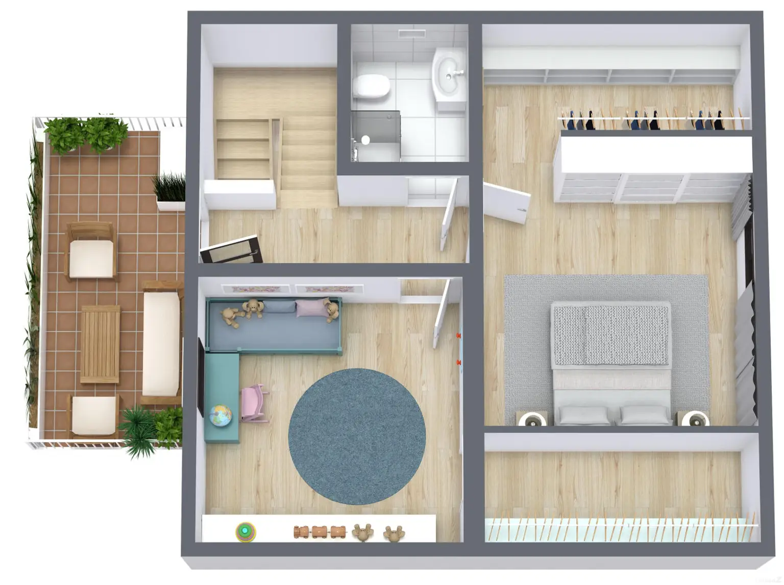 Hübsches Einfamilienhaus mit 4 Zimmer, Garten, Balkon und Parkplatz in Graz Wetzelsdorf