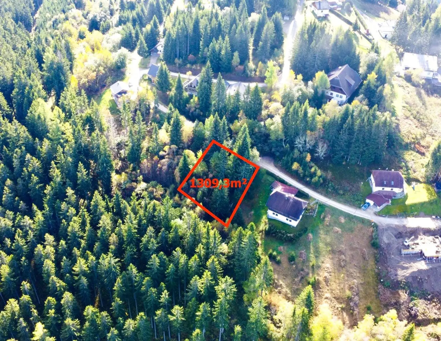 Baugrundstück der Extraklasse auf der Koralpe: 1309,3m² Sonnentraum mit Skipisten-Nähe, ohne Baupflicht und Panoramablick nach Wolfsberg!