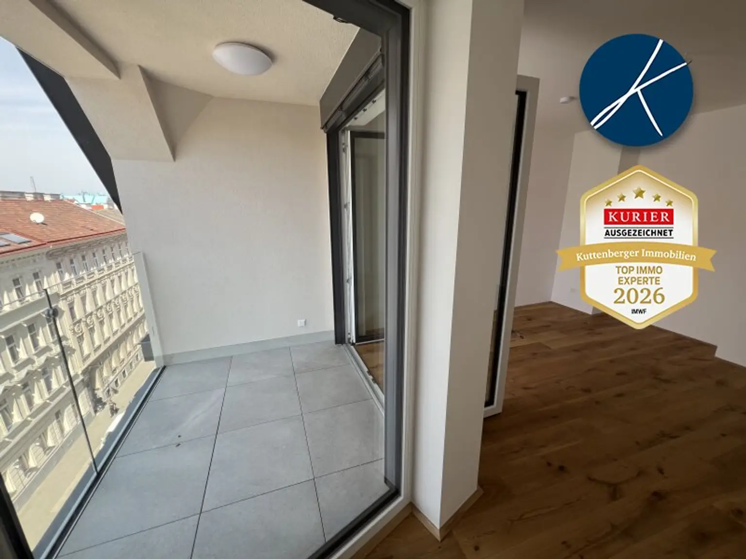 2.Loggia und Zimmer mit Loggia