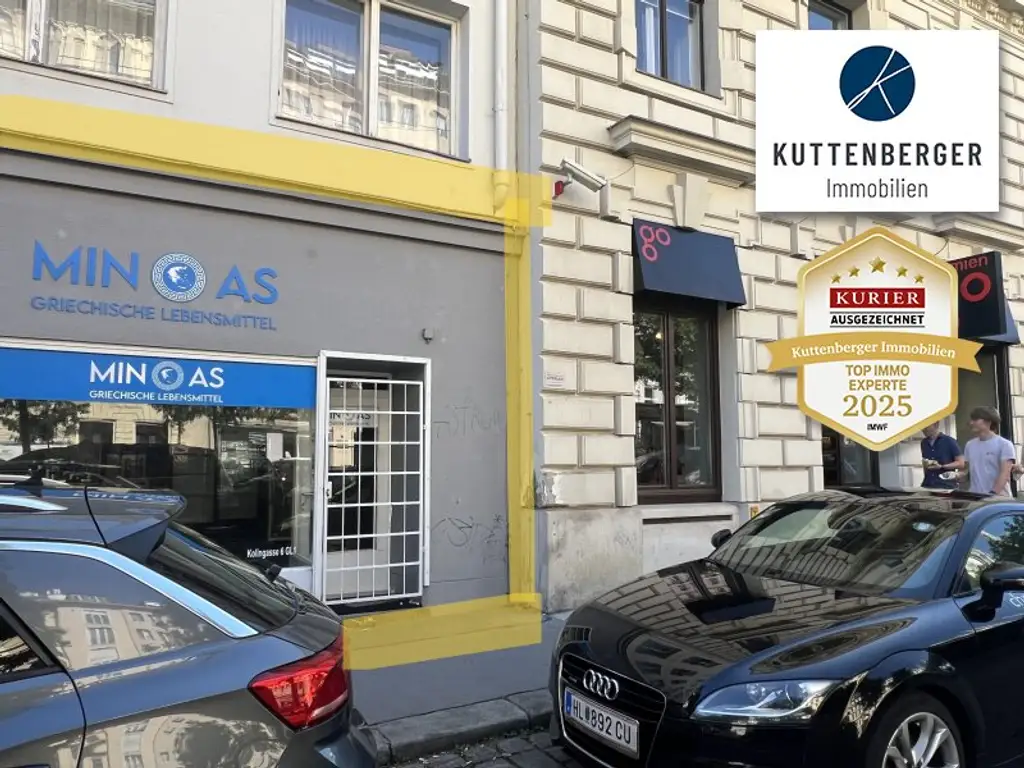 Ablösefrei: Sehr gute Lage - Interessantes kleines Gassenlokal mit Schaufenster