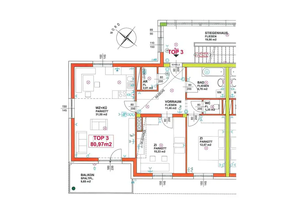 Kirnberg - herrliche 3 Zimmerwohnung mit Blick ins Grüne