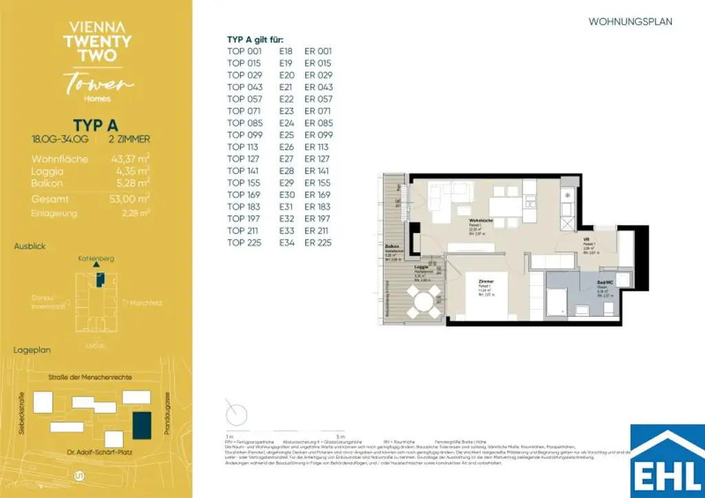 Urbanes Wohnen mit Rooftop Pool, Spa & Skylineblick – TOWER HOMES im V22