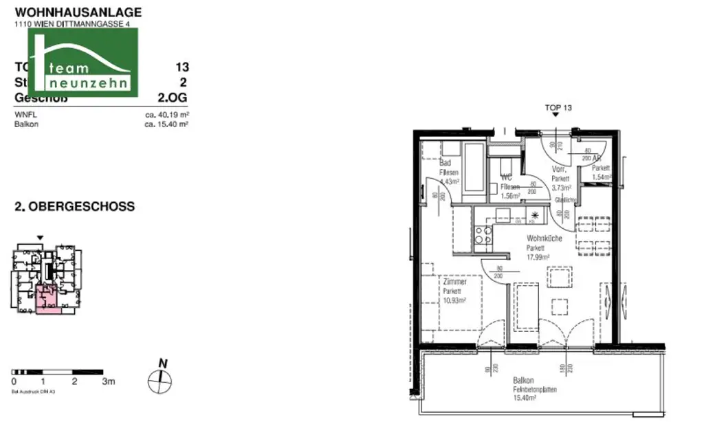 Wohnen mit Qualität – Neubauprojekt in zentraler, ruhiger Lage Wiens - JETZT ANFRAGEN!