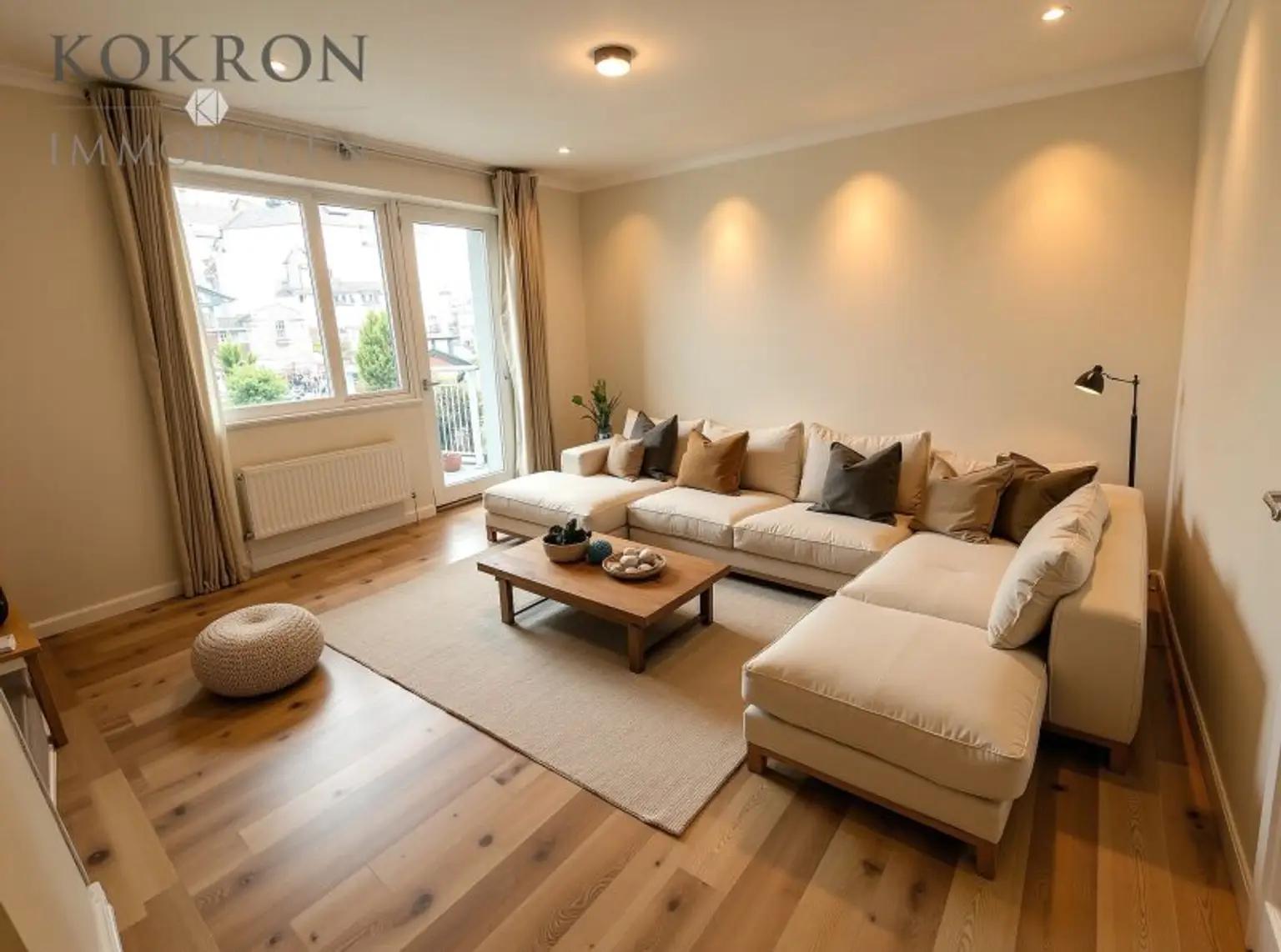 Möblierungsvorschlag Wohnzimmer (KI-generiert)