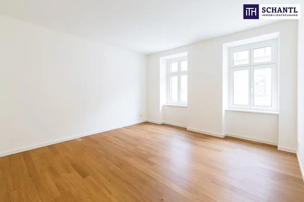 VERKAUFSSTART! Altbau-Charme trifft nachhaltigen Wohnkomfort: 3-Zimmer-Wohnung mit hochwertiger Ausstattung, Innenhofbalkon & Luftwärmepumpe– in einem generalsanierten Altbauhaus