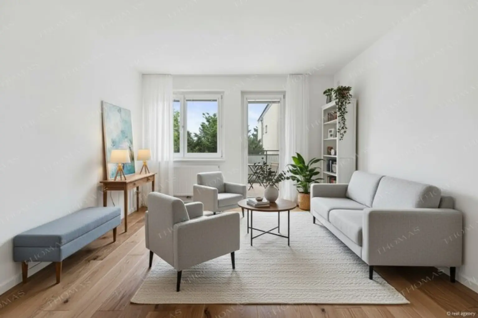 Komplett sanierte 2-Zimmer-Wohnung mit Loggia