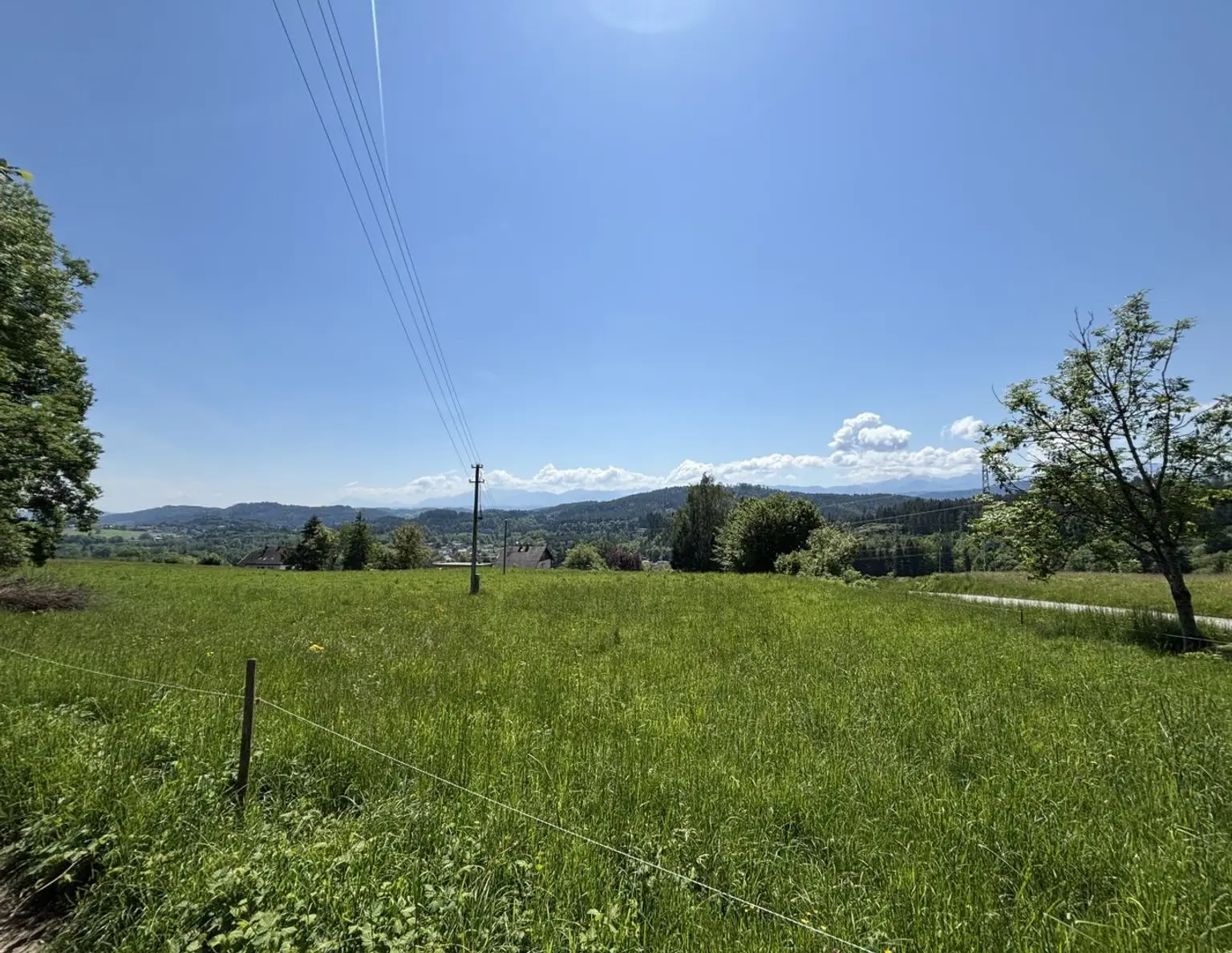 Traumhaftes Grundstück mit Blick in die Karawanken