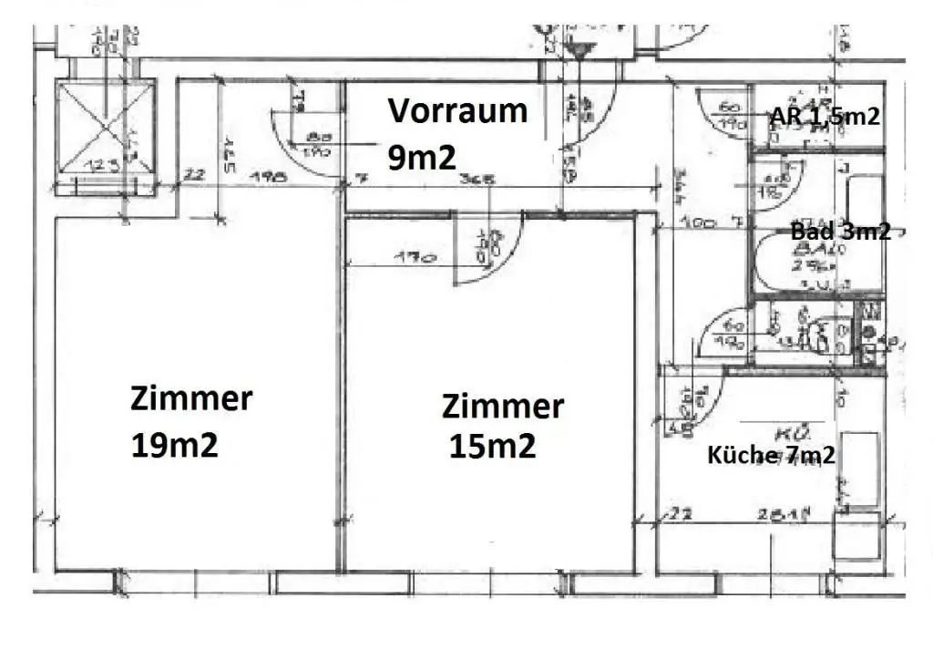 "2-Zimmerwohung zwischen Praterstern und Nestroyplatz - WG-tauglich"