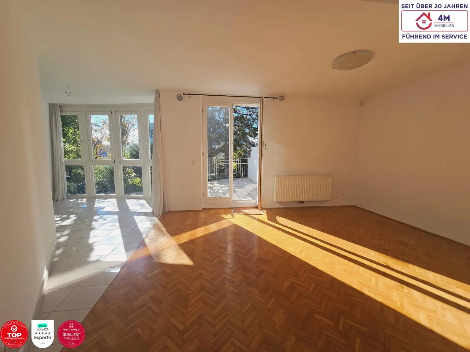 Exklusive Garten-Maisonettewohnung mit  2 Terrassen  und Garage am Küniglberg 🏡