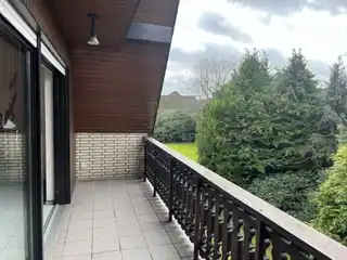 Loggia mit Blick ins grüne