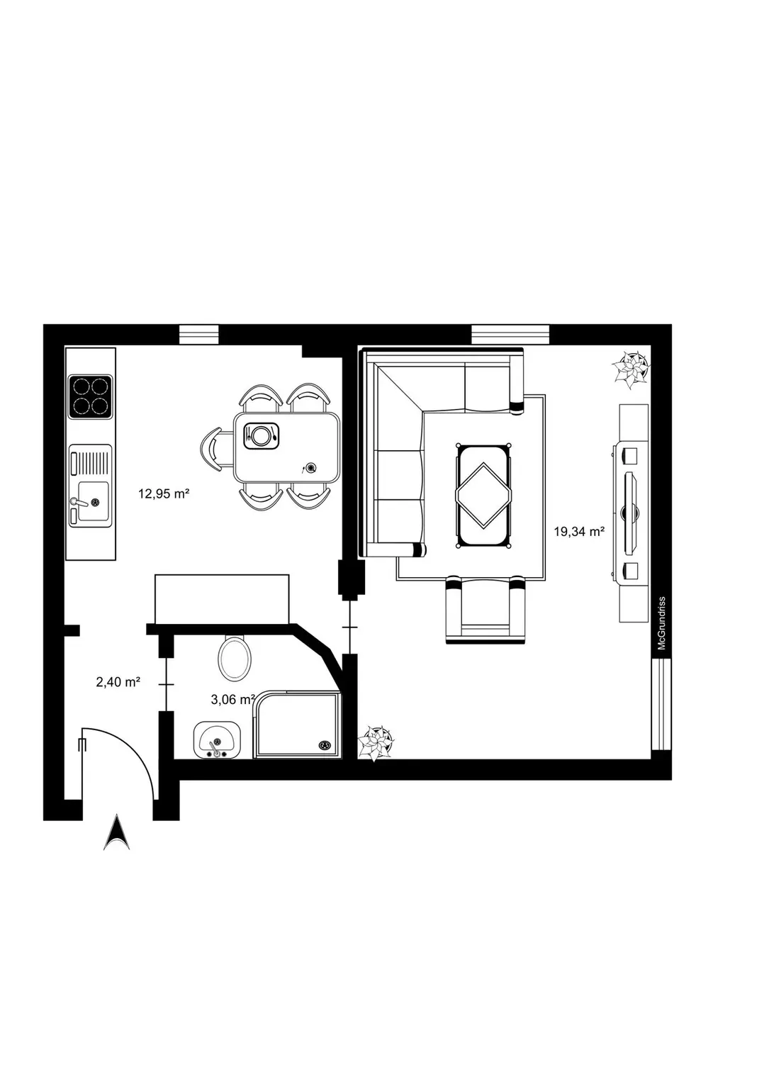 Grundriss Top 933