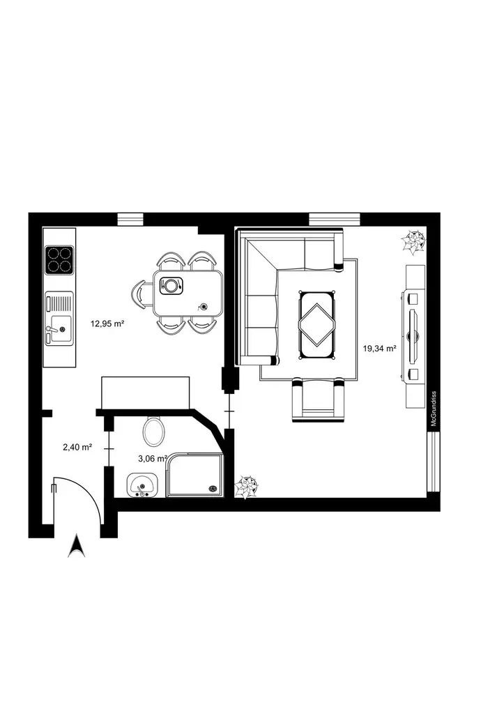 Grundriss Top 933