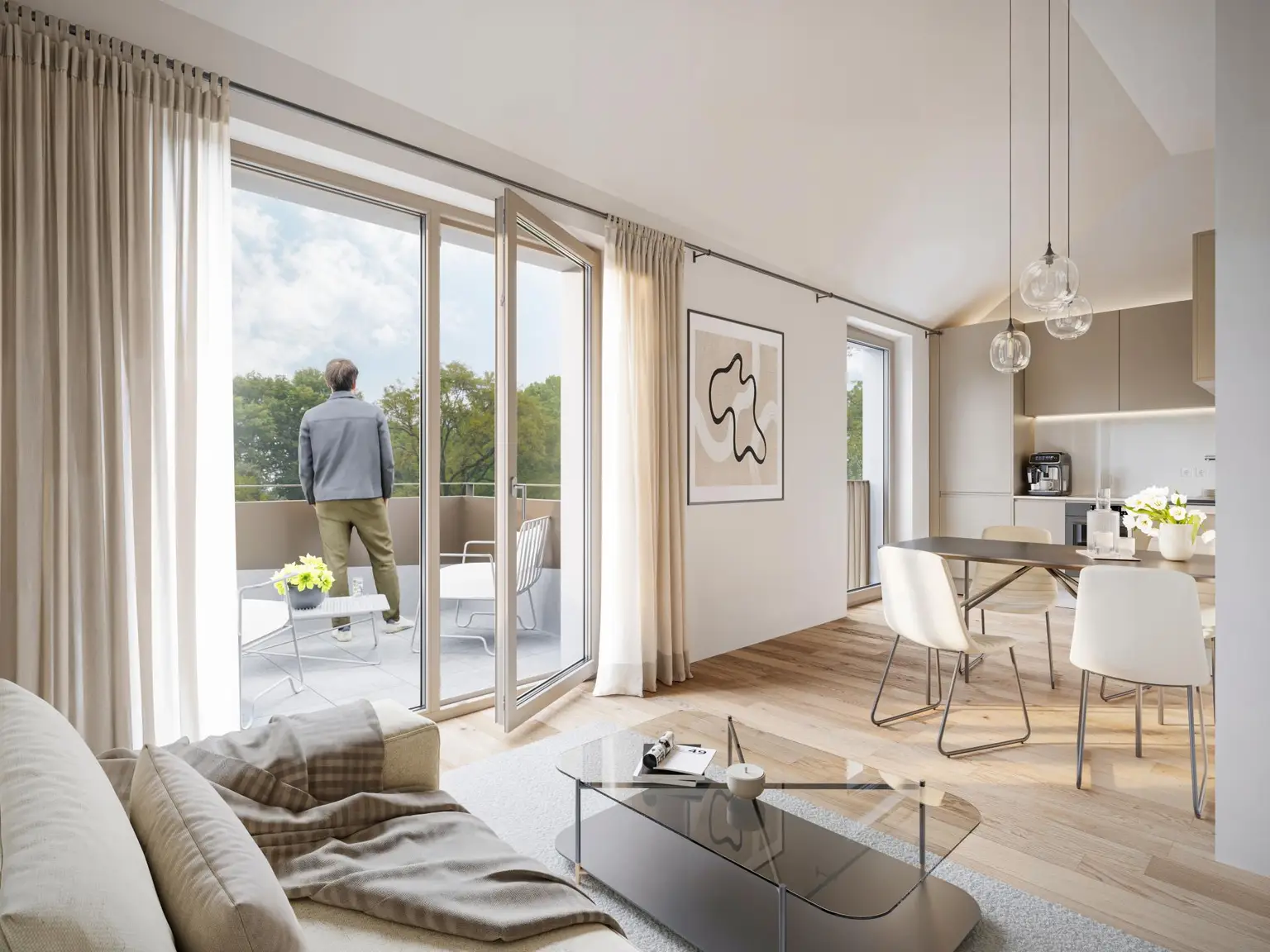 HOCHWERTIG UND MODERN WOHNEN IN LANGENZERSDORF: DACHGESCHOSSWOHNUNG MIT BRILLANTER INFRASTRUKTUR UND VERKEHRSANBINDUNG IN BESTER ZENTRUMSLAGE