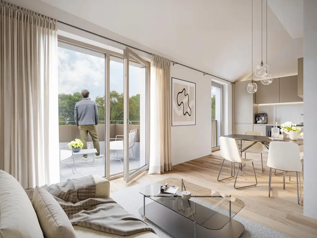 HOCHWERTIG UND MODERN WOHNEN IN LANGENZERSDORF: DACHGESCHOSSWOHNUNG MIT BRILLANTER INFRASTRUKTUR UND VERKEHRSANBINDUNG IN BESTER ZENTRUMSLAGE