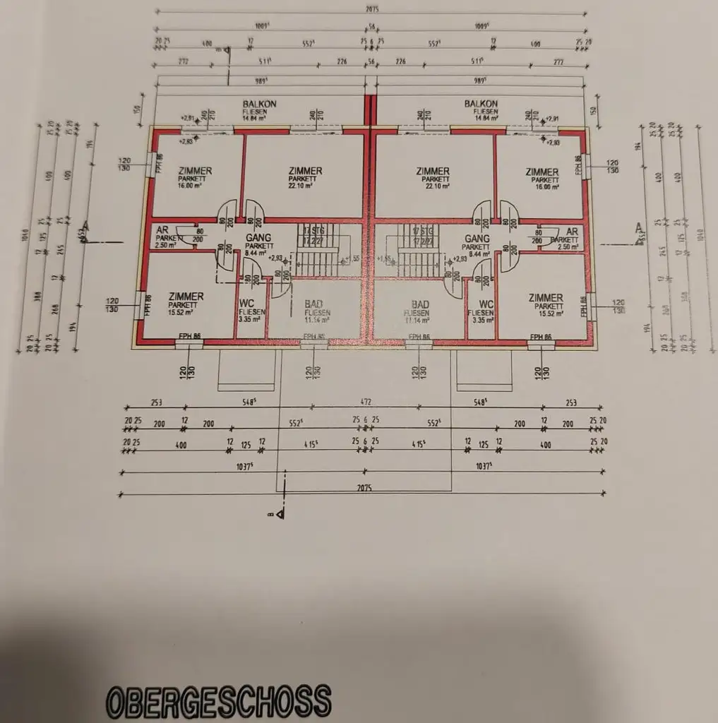 Doppelhaushälfte belagsfertig