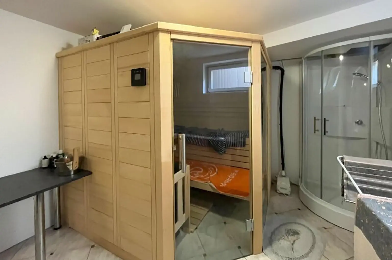 Sauna im Keller