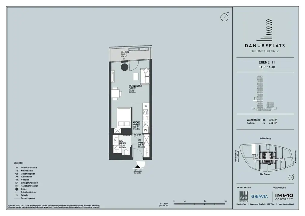 ERSTBEZUG: Luxuriöses Studioapartment mit Pool, Sauna, Fitness und Concierge!
