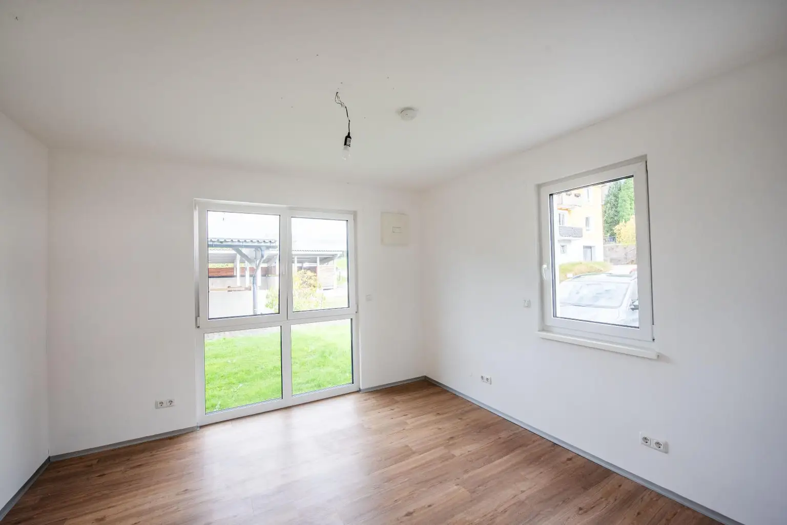 Erdgeschosswohnung mit kleinem Garten