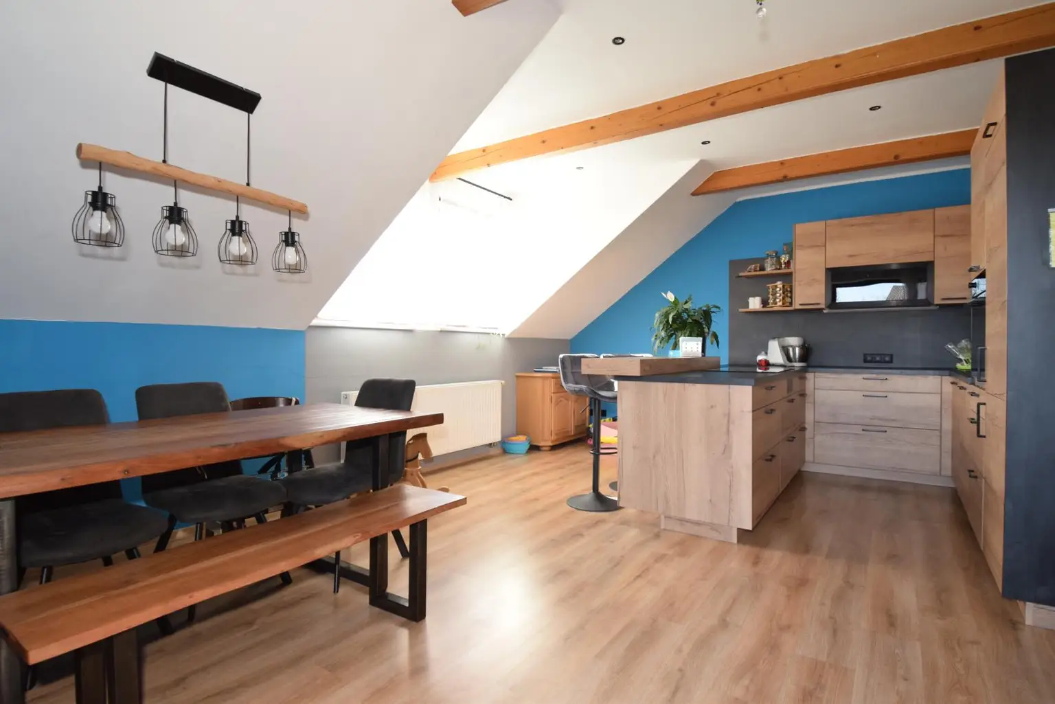 Wohnküche im Obergeschoß