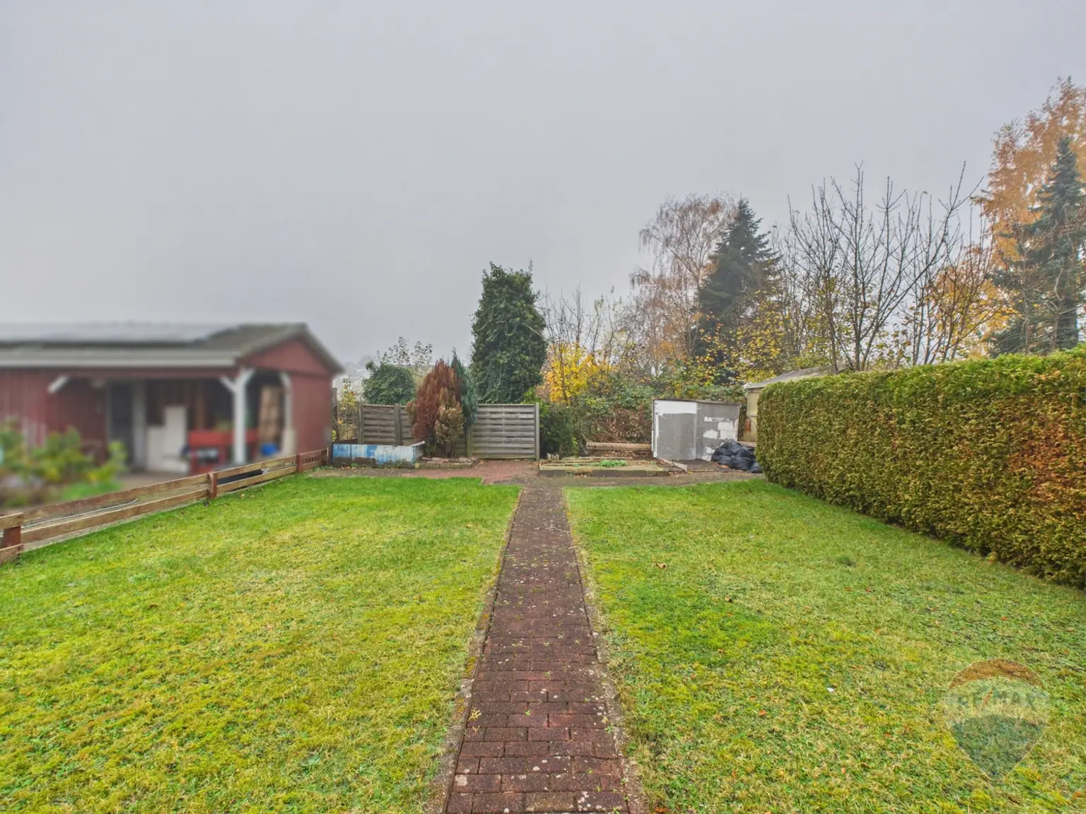 Hinterer Bereich im Garten