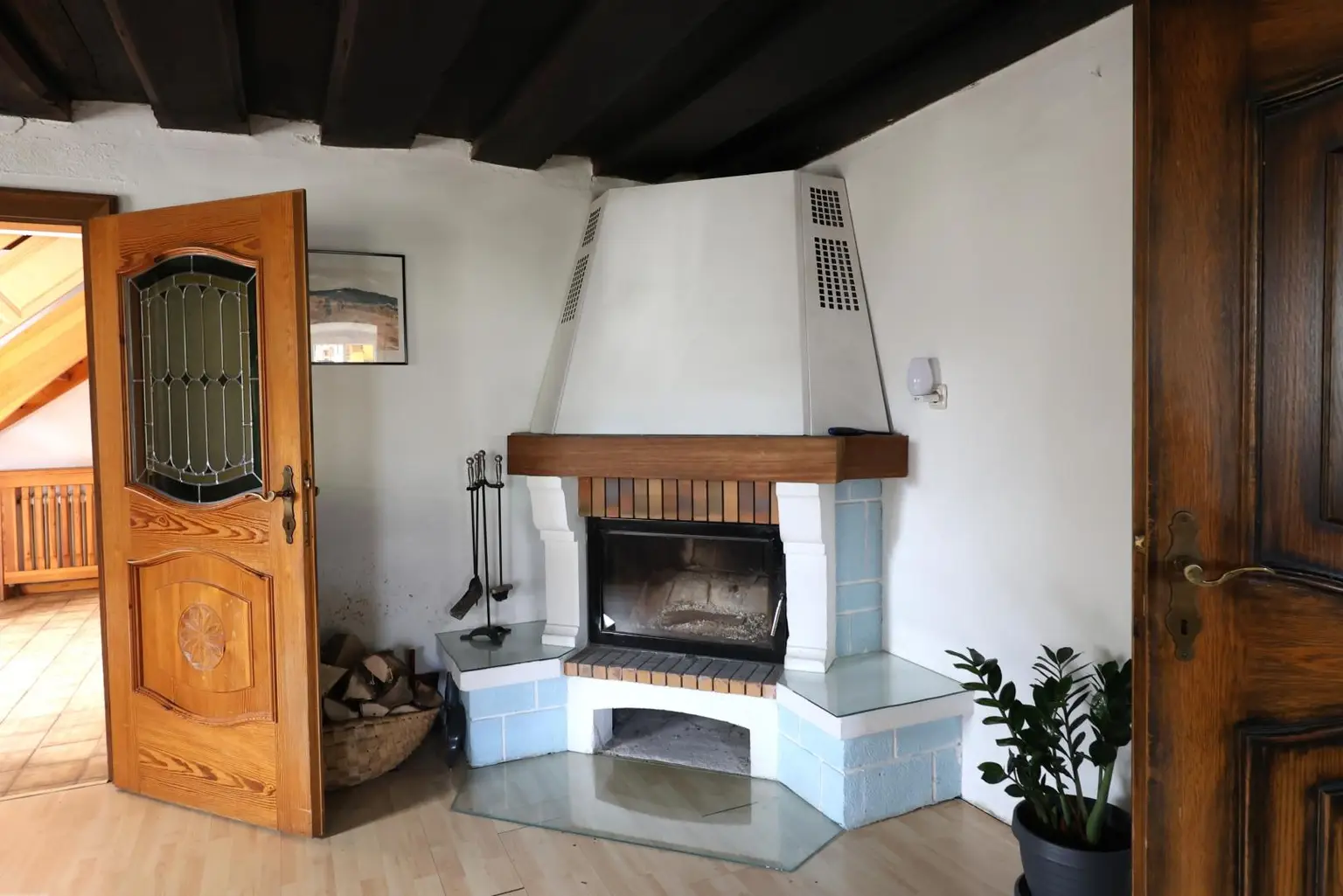 Kamin in der Stube