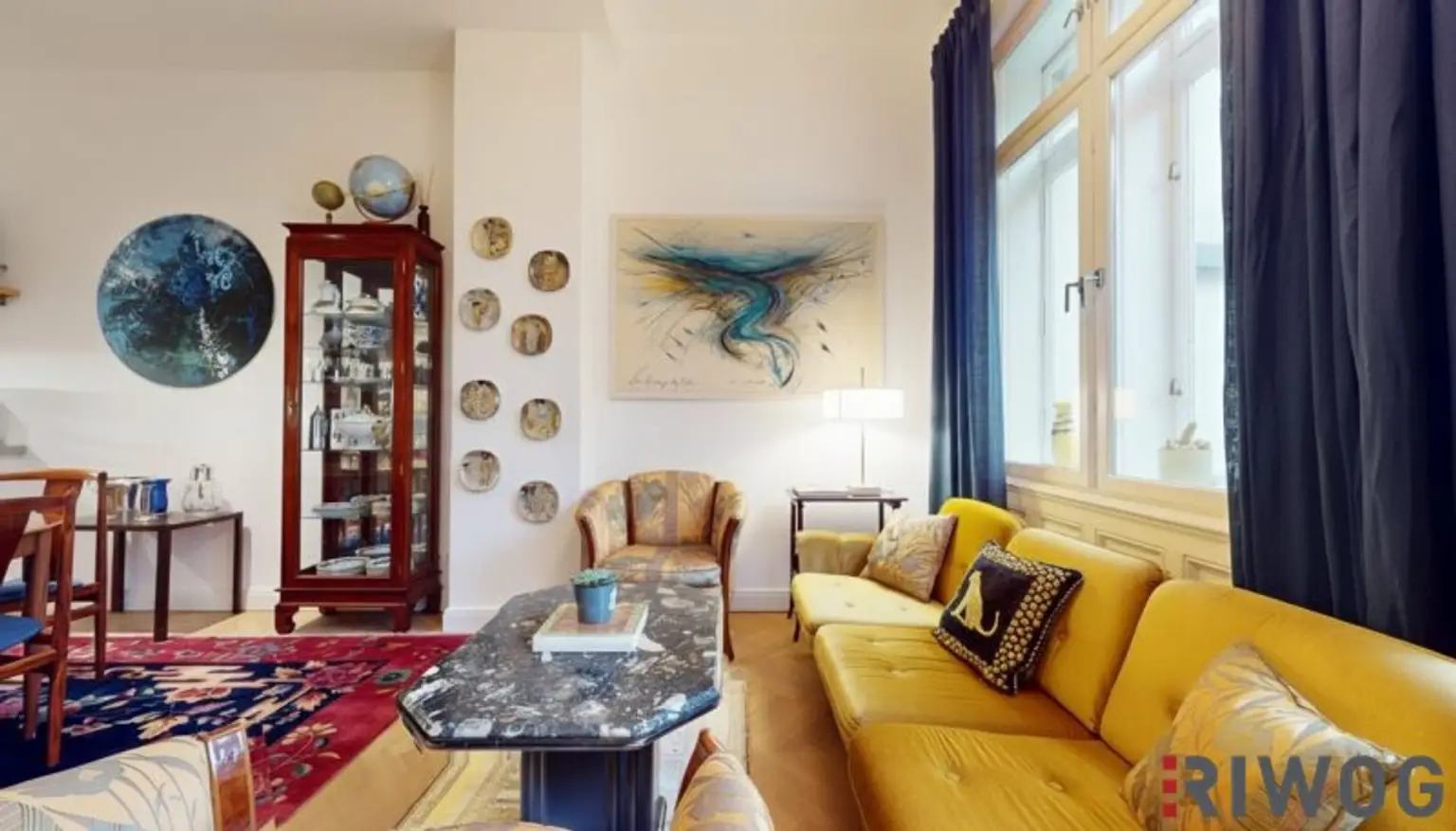 Wohnung mit touristischer Widmung nahe Schloss Schönbrunn | Prunkvolles 3-Zimmer Altbauapartment mit Loggia I 360° Rundgang