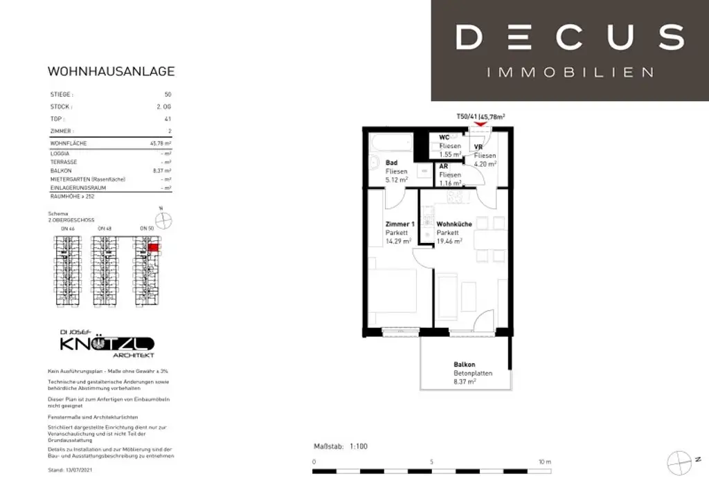 | 2 ZIMMER WOHNUNG AM KAGRANER PLATZ | MIT BALKON | NEUBAU |