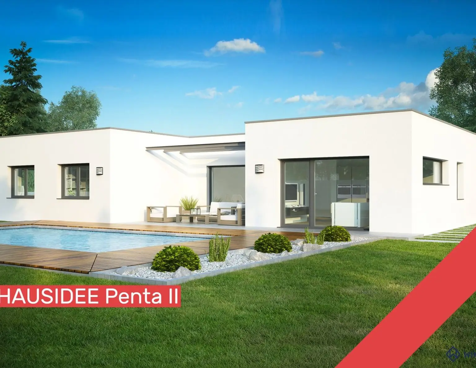 WIMBERGER Ziegelmassivhaus "Penta II" belagsfertig für Ihr Grundstück