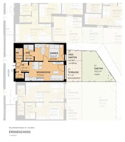 PROVISIONSFREI - Aspern Flats 101 - Ihr Traum vom Eigenheim im Grünen