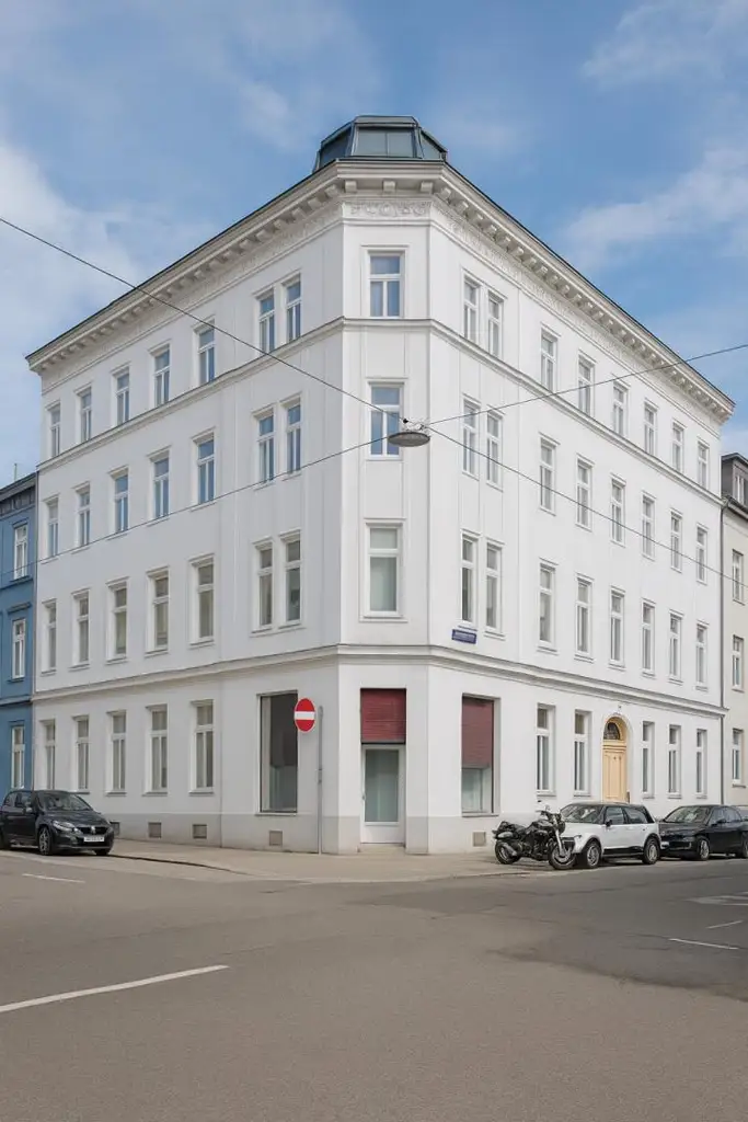 Stilvolle Altbauwohnung mit Balkon in begehrter Lage des 18. Bezirks – unbefristete Miete