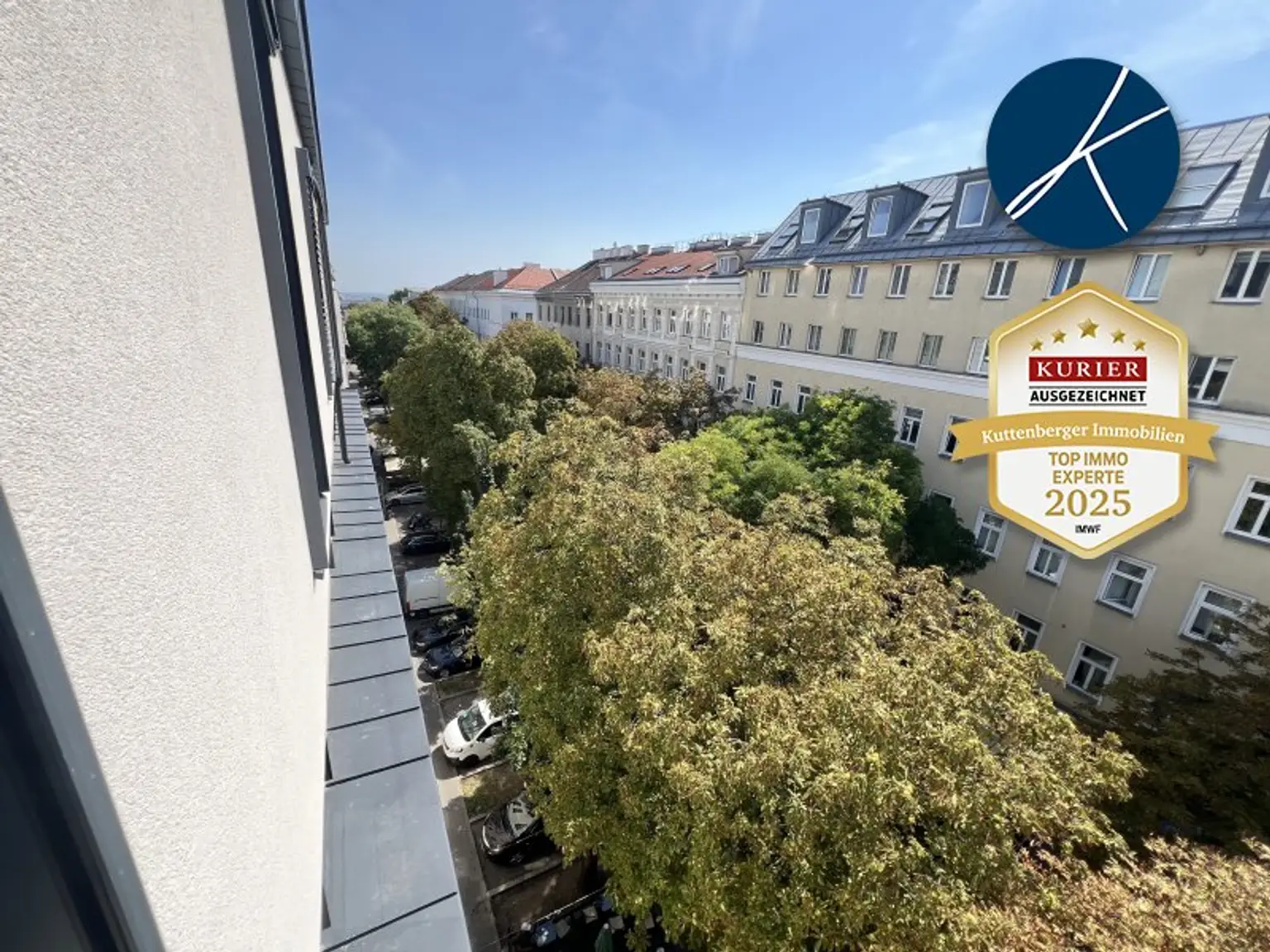 *Superprojekt: ''Über den Baumwipfeln" TOP 49 MIT ZWEI TRAUMHAFTEN WEST-LOGGIEN