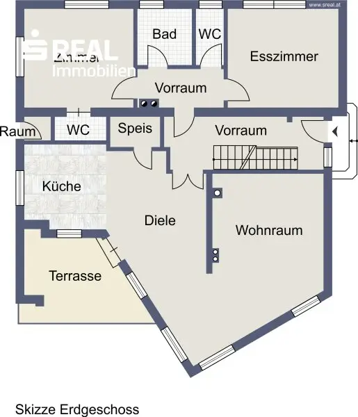 Plan Erdgeschoss