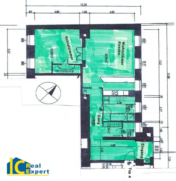 Großzügige Stadtwohnung im Biedermeierhaus, –schön, gepflegt und mit Garage!