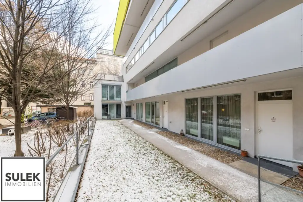 Gemütliche, ruhige 2-Zimmer Neubauwohnung mit Innenhof-Terrasse in beliebter Lage -nähe zur U6 & Mariahilfer Straße!