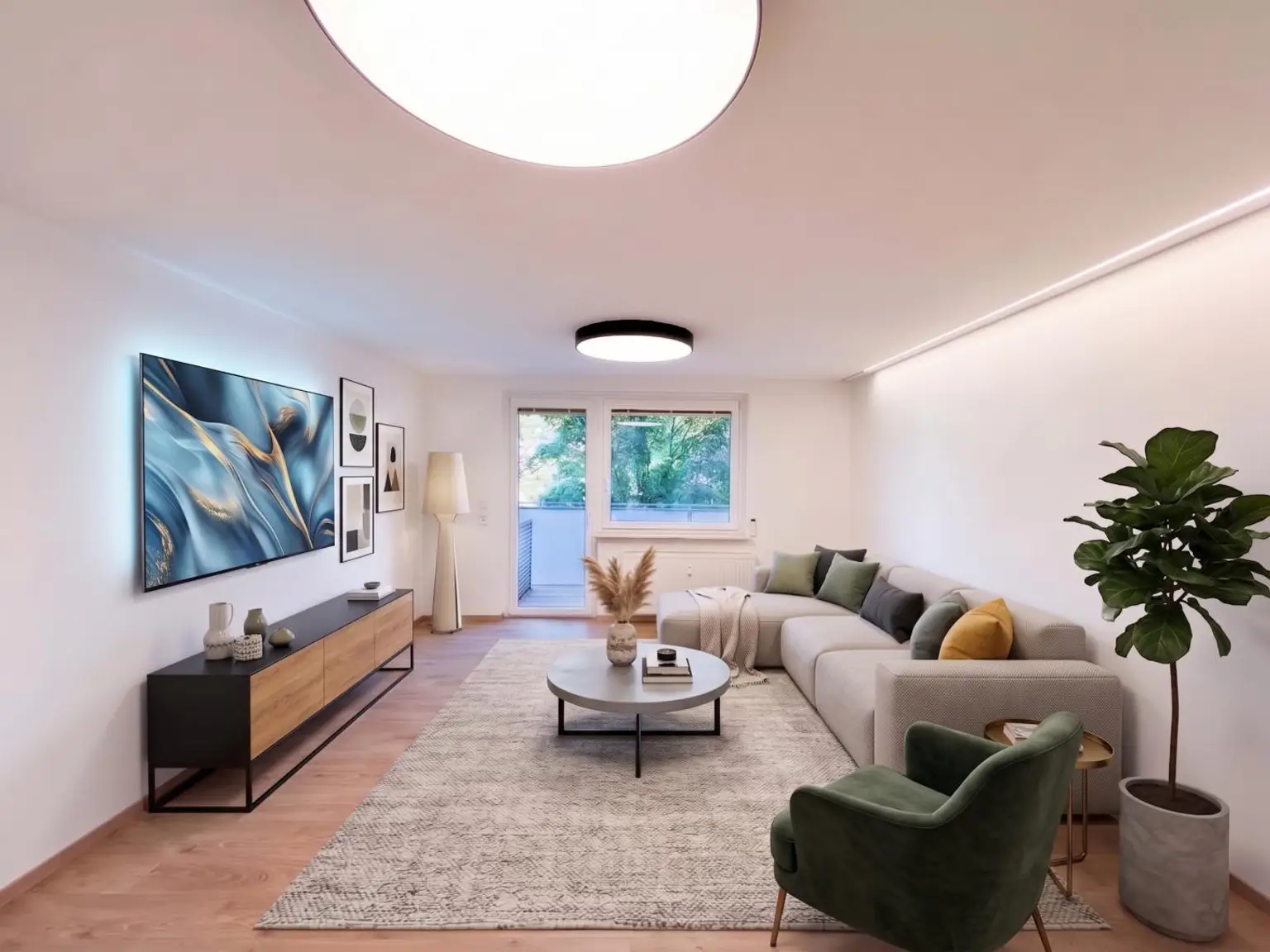 Wohnzimmer Einrichtungsbeispiel