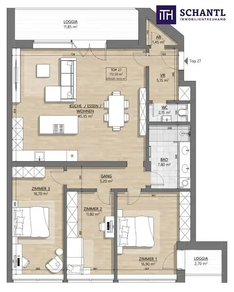 "AH11" – Ihr neues Zuhause mit 4-Zimmer: Modern, perfekt gelegen & leistbar!
